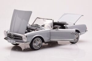 Mercedes 230 SL W113 Pagoda Harmaa Norev 1:18 183990 Metalli — kuva 2 / 8