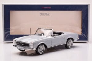 Mercedes 230 SL W113 Pagoda Harmaa Norev 1:18 183990 Metalli — kuva 8 / 8