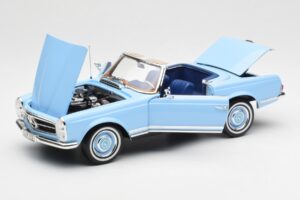 Mercedes 230 SL W113 Pagoda Horizon Sininen Jälleenmyyjäpainos Norev 1:18 B66040633 Metalli — kuva 2 / 10
