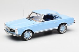 Mercedes 230 SL W113 Pagoda Horizon Sininen Jälleenmyyjäpainos Norev 1:18 B66040633 Metalli — kuva 3 / 10