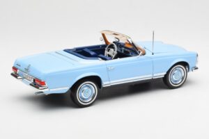 Mercedes 230 SL W113 Pagoda Horizon Sininen Jälleenmyyjäpainos Norev 1:18 B66040633 Metalli — kuva 4 / 10