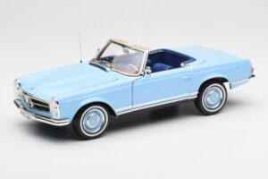 Mercedes 230 SL W113 Pagoda Horizon Sininen Jälleenmyyjäpainos Norev 1:18 B66040633 Metalli