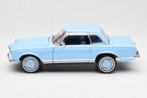 Mercedes 230 SL W113 Pagoda Horizon Sininen Jälleenmyyjäpainos Norev 1:18 B66040633 Metalli — kuva 5 / 10