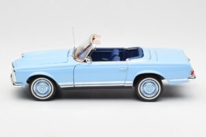 Mercedes 230 SL W113 Pagoda Horizon Sininen Jälleenmyyjäpainos Norev 1:18 B66040633 Metalli — kuva 6 / 10