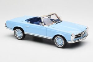 Mercedes 230 SL W113 Pagoda Horizon Sininen Jälleenmyyjäpainos Norev 1:18 B66040633 Metalli — kuva 8 / 10