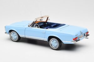 Mercedes 230 SL W113 Pagoda Horizon Sininen Jälleenmyyjäpainos Norev 1:18 B66040633 Metalli — kuva 9 / 10