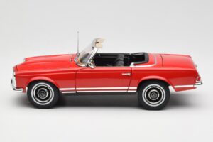 Mercedes 230 SL W113 Pagoda Punainen Norev 1:18 B660640596 Metalli — kuva 4 / 8