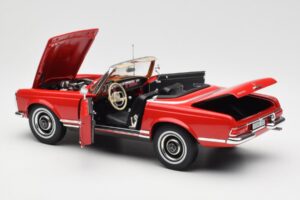 Mercedes 230 SL W113 Pagoda Punainen Norev 1:18 B660640596 Metalli — kuva 5 / 8
