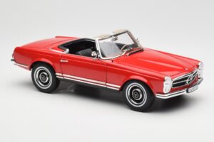 Mercedes 230 SL W113 Pagoda Punainen Norev 1:18 B660640596 Metalli — kuva 6 / 8
