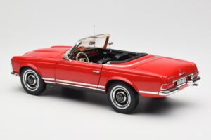 Mercedes 230 SL W113 Pagoda Punainen Norev 1:18 B660640596 Metalli — kuva 7 / 8