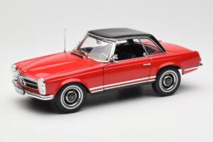 Mercedes 230 SL W113 Pagoda Punainen Norev 1:18 B660640596 Metalli
