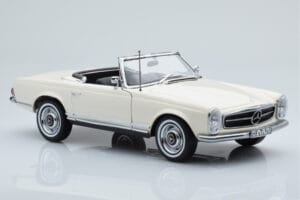 Mercedes 230 SL W113 Pagoda Valkoinen Rajoitettu Painos Norev 1:18 183768 Metalli — kuva 7 / 9