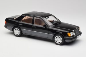 Mercedes 230E W124 AMG Wheels Musta Rajoitettu Erä Norev 1:18 183950 Metalli — kuva 6 / 12