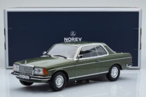 Mercedes 280 CE W123 Coupe Vihreä Norev 1:18 183704 Metalli — kuva 6 / 6