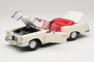 Mercedes 280 SE W108 Valkoinen Maisto 1:18 52111 Metalli — kuva 2 / 8