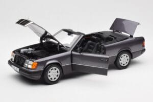 Mercedes 300 CE-24 W124 Cabriolet Violetti Metallic Norev 1:18 183567 Metalli — kuva 2 / 10