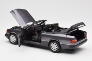 Mercedes 300 CE-24 W124 Cabriolet Violetti Metallic Norev 1:18 183567 Metalli — kuva 7 / 10