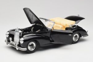 Mercedes 300 S W188 Avoauto Musta Tchibo 1:18 36782 Metalli — kuva 2 / 8