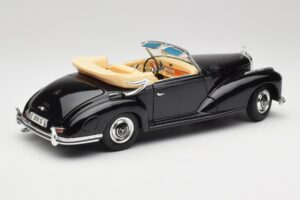 Mercedes 300 S W188 Avoauto Musta Tchibo 1:18 36782 Metalli — kuva 3 / 8