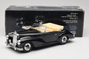 Mercedes 300 S W188 Avoauto Musta Tchibo 1:18 36782 Metalli — kuva 8 / 8