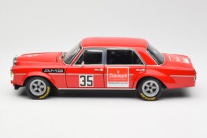 Mercedes 300 SEL 6.8 #35 H. Kelleners Hockenheim 1973 Minichamps 1:18 100713435 Metalli — kuva 4 / 8
