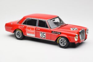 Mercedes 300 SEL 6.8 #35 H. Kelleners Hockenheim 1973 Minichamps 1:18 100713435 Metalli — kuva 6 / 8