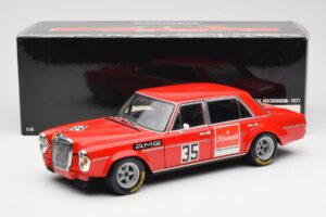 Mercedes 300 SEL 6.8 #35 H. Kelleners Hockenheim 1973 Minichamps 1:18 100713435 Metalli — kuva 8 / 8