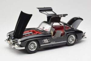 Mercedes 300 SL W198 Musta Bburago 1:18 35791 Metalli — kuva 2 / 8