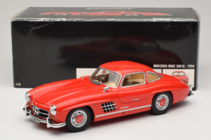 Mercedes 300 SL Gullwing Punainen Minichamps 1:18 180039001 Metalli — kuva 8 / 8