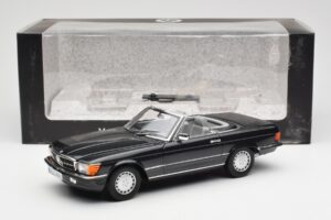 Mercedes 300 SL R107 Musta Pearl Jälleenmyyjäpainos Norev 1:18 B66040678 Metalli — kuva 10 / 10