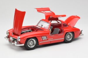 Mercedes 300 SL Punainen Bburago 1:18 3015 Metalli — kuva 2 / 8