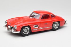 Mercedes 300 SL Punainen Bburago 1:18 3015 Metalli