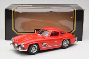 Mercedes 300 SL Punainen Bburago 1:18 3015 Metalli — kuva 8 / 8