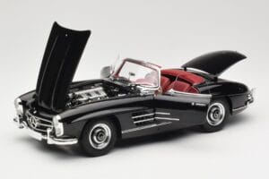 Mercedes 300 SL W198 Roadster Musta Minichamps 1:18 180039036 Metalli — kuva 2 / 8