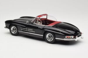 Mercedes 300 SL W198 Roadster Musta Minichamps 1:18 180039036 Metalli — kuva 7 / 8