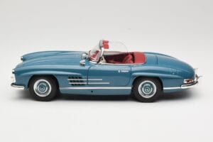 Mercedes 300 SL W198 Roadster Sininen Minichamps 1:18 180039035 Metalli — kuva 4 / 8