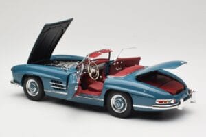Mercedes 300 SL W198 Roadster Sininen Minichamps 1:18 180039035 Metalli — kuva 5 / 8
