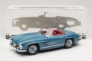 Mercedes 300 SL W198 Roadster Sininen Minichamps 1:18 180039035 Metalli — kuva 8 / 8