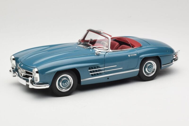 Mercedes 300 SL W198 Roadster Sininen Minichamps 1:18 180039035 Metalli