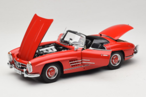 Mercedes 300 SL Roadster Punainen Minichamps 1:18 180039031 Metalli — kuva 2 / 8