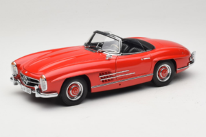 Mercedes 300 SL Roadster Punainen Minichamps 1:18 180039031 Metalli