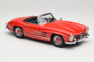 Mercedes 300 SL Roadster Punainen Minichamps 1:18 180039031 Metalli — kuva 6 / 8