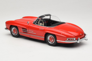 Mercedes 300 SL Roadster Punainen Minichamps 1:18 180039031 Metalli — kuva 7 / 8