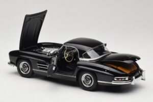 Mercedes 300 SL W198 Roadster With Hardtop Musta Minichamps 1:18 180039040 Metalli — kuva 5 / 8