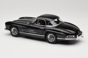 Mercedes 300 SL W198 Roadster With Hardtop Musta Minichamps 1:18 180039040 Metalli — kuva 7 / 8