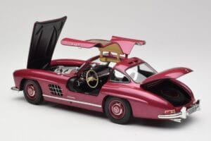 Mercedes 300 SL W198 Tulenpunainen Minichamps 1:18 180039008 Metalli — kuva 5 / 8