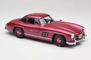 Mercedes 300 SL W198 Tulenpunainen Minichamps 1:18 180039008 Metalli — kuva 6 / 8