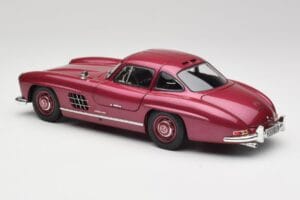 Mercedes 300 SL W198 Tulenpunainen Minichamps 1:18 180039008 Metalli — kuva 7 / 8