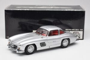 Mercedes 300 SL W198 Gullwing Hopea Minichamps 1:18 180039000 Metalli — kuva 8 / 8