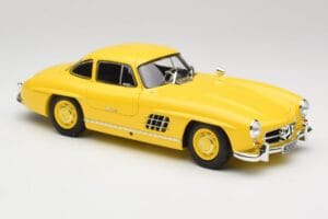 Mercedes 300 SL W198 Vaaleankeltainen Minichamps 1:18 180039009 Metalli — kuva 6 / 8